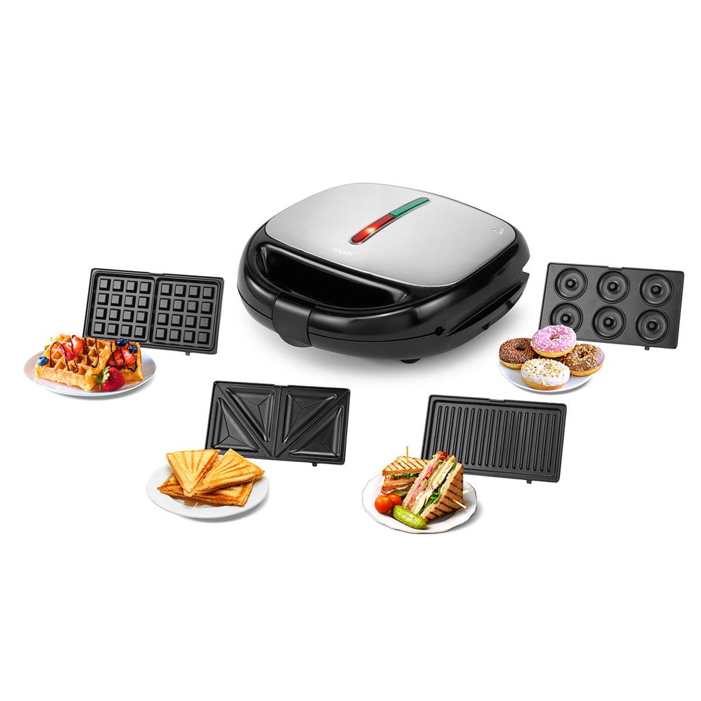 MÁY LÀM BÁNH MỲ KẸP SANDWICH ĐA NĂNG KOGAN 4 TRONG 1