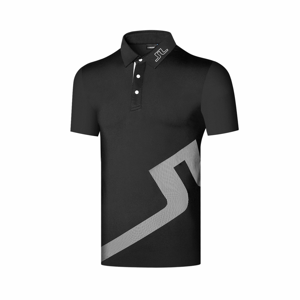 J.Lindeberg golf men's short-sleeved T-shirt 2022 summer outdoor sports high elasticity breathable quick-drying POLO top JSY2