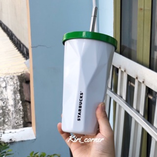 🗼Ly giữ nhiệt STARBUCKS Góc cạnh Matte🗼