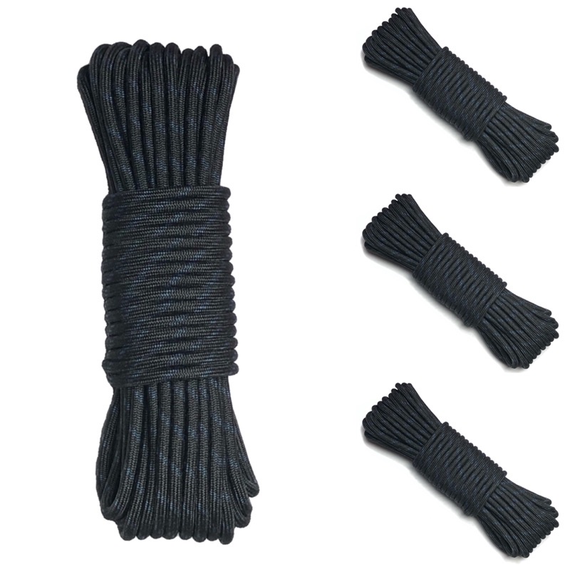 20 mét - Dây Dù tròn 3.5mm có lõi chắc chắn đẹp + màu ấn tượng dùng làm macrame, vòng tay, căng lều, trang trí