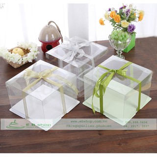 Hộp đựng bánh mica 10 Inch MC10 1 - 2 tầng