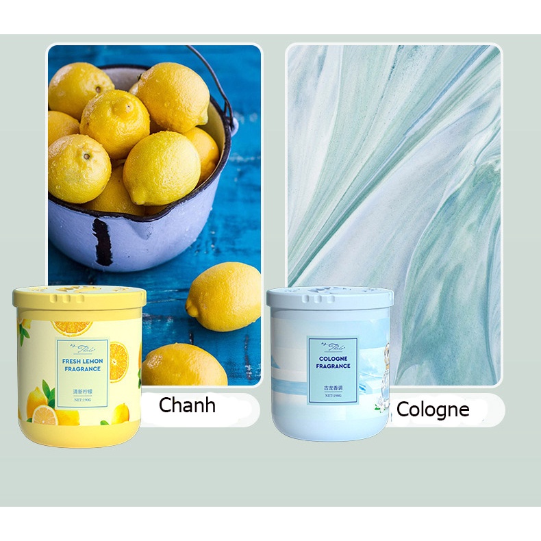 Sáp thơm phòng khử mùi hộp 190gram