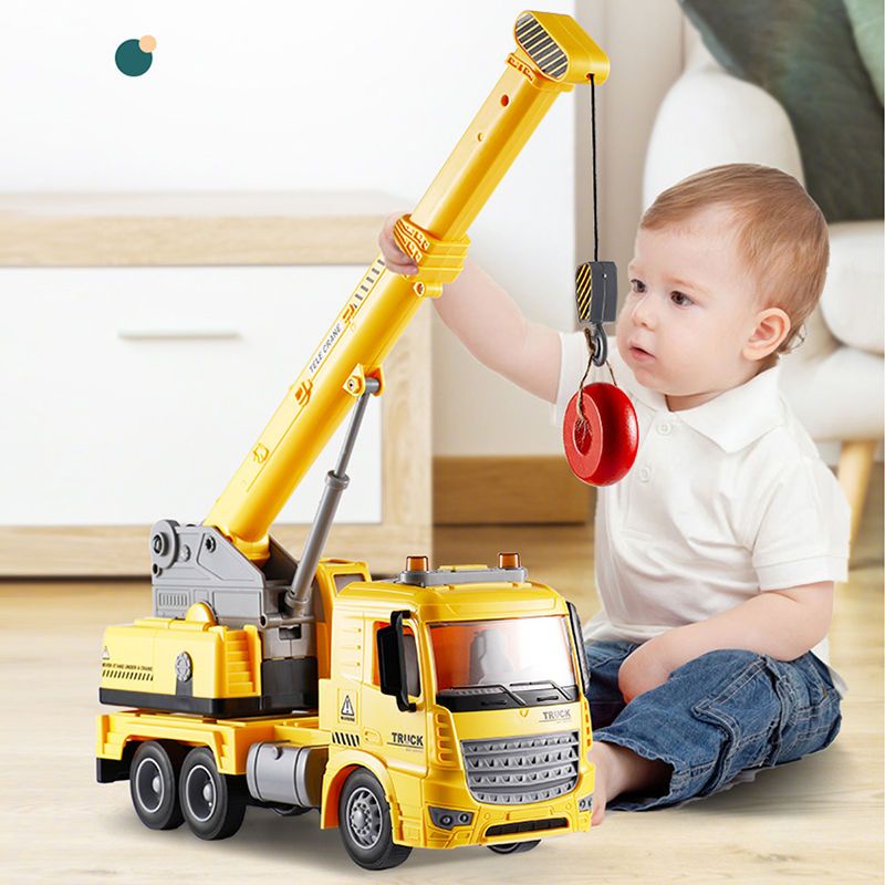 Xe Cần Cẩu Đồ Chơi Cỡ Lớn Có Nhạc Cho Trẻ Em