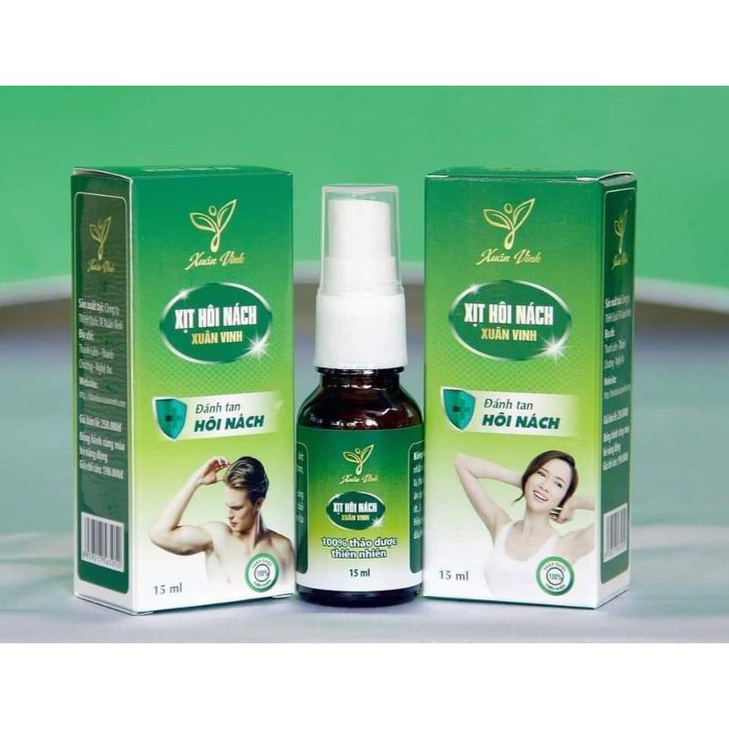 Xịt Khử Mùi Hôi Nách Xuân Vinh 15ml [Chính Hãng] | BigBuy360 - bigbuy360.vn