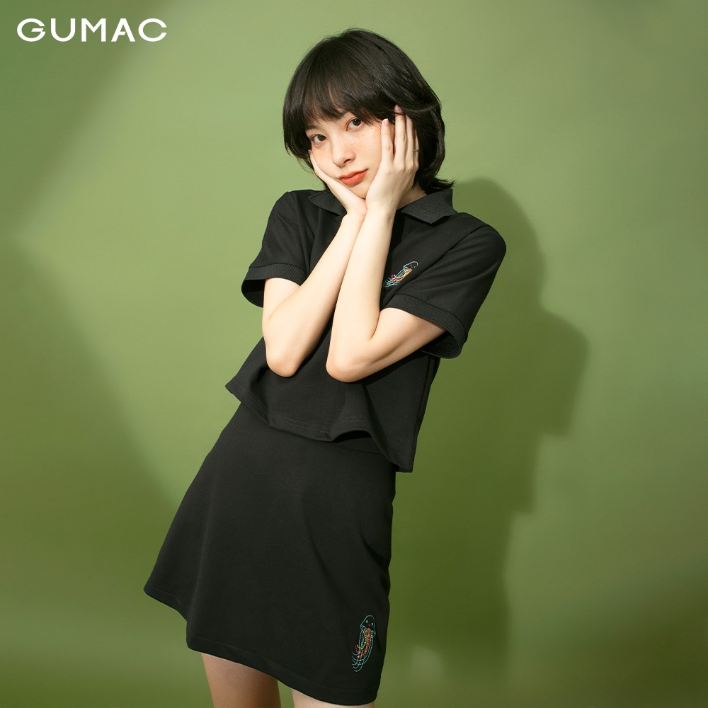 Chân váy nữ dáng chữ A cơ bản GUMAC đủ màu, đủ size, thiết kế basic VB315 | BigBuy360 - bigbuy360.vn