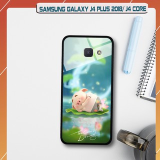 Ốp lưng kính 3D Samsung Galaxy J4 Core- J4 Plus