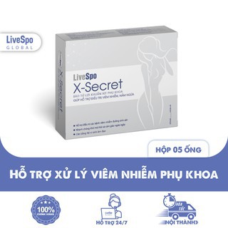 XỊT Lợi Khuẩn X-Secret Bào Tử Lợi Khuẩn Hỗ Trợ Giảm Nấm Ngứa Cho Phụ Nữ