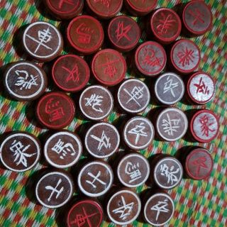 Bộ cờ tướng gỗ nhãn đục tay