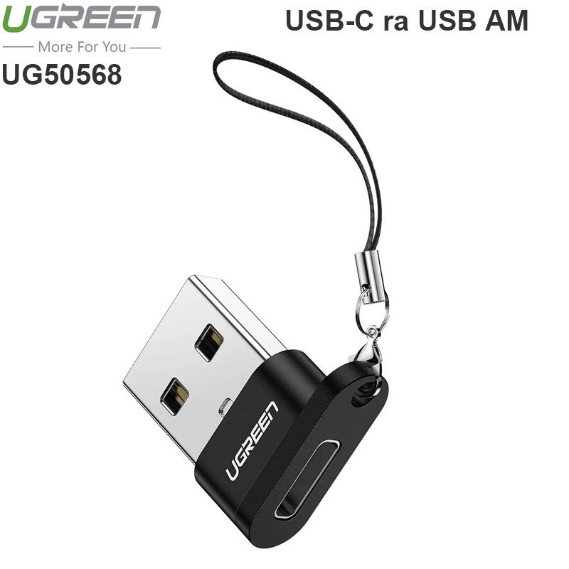 Đầu chuyển USB 2.0 to USB-C Cao Cấp Ugreen 50568 Chính Hãng US280