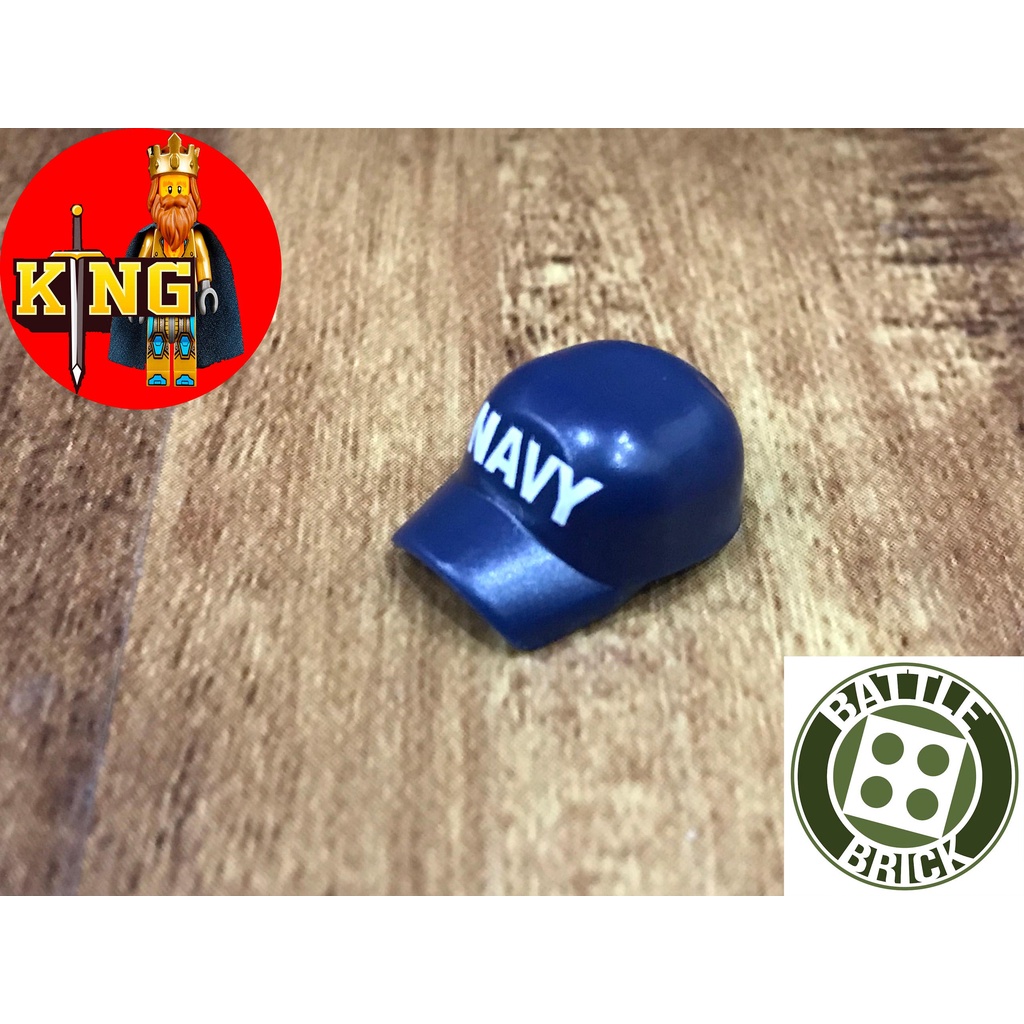 Battlebrick Dark Blue Navy Hat Phụ kiện đồ chơi