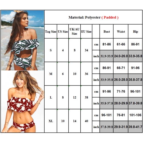 Bộ bikini không dây in họa tiết hoa quyến rũ cho nữ | BigBuy360 - bigbuy360.vn