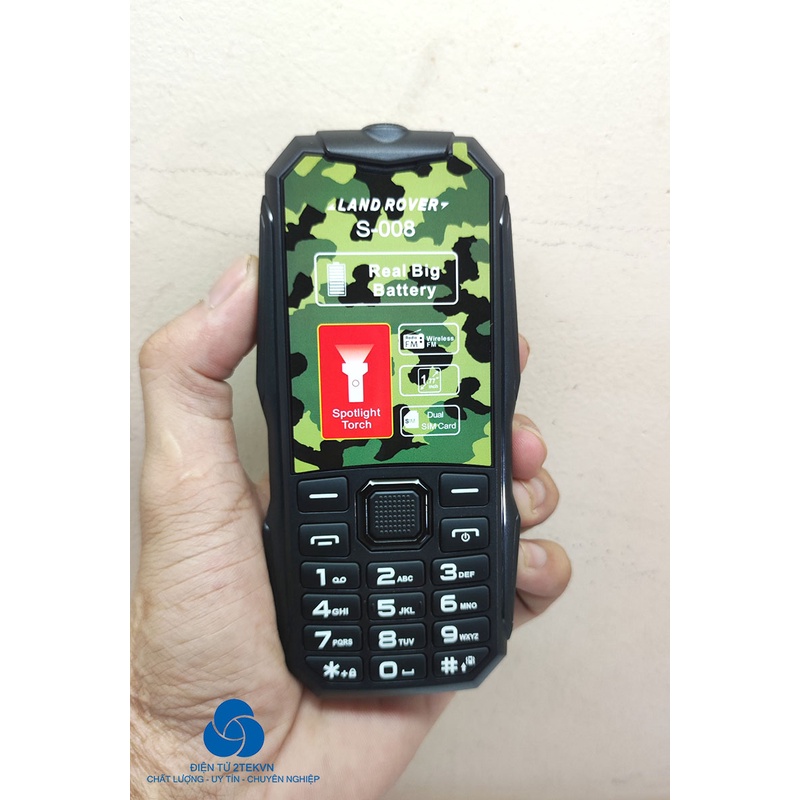 Điện thoại 2 sim Land Rover S-008 chính hãng giá rẻ siêu bền