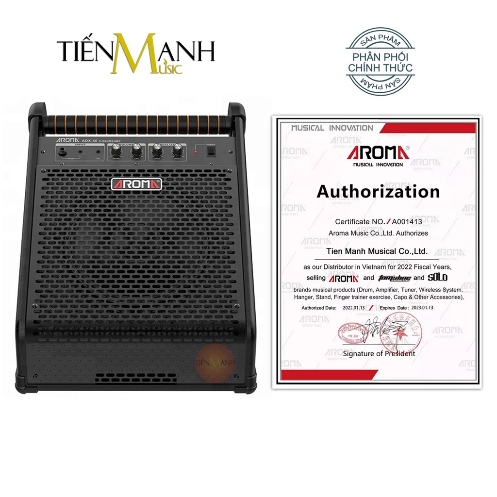 [Chính Hãng] Amply Aroma ADX-40 Loa Ampli Trống Điện Tử ADX40 Drum Electronic Amplifier ADX 40