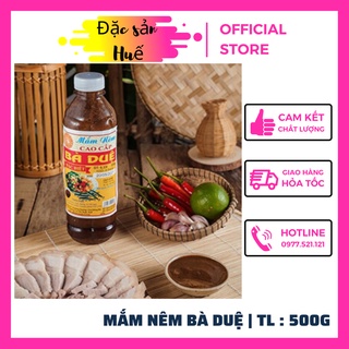 Mắm nêm Bà Duệ_ Đặc sản Huế chai 330ml