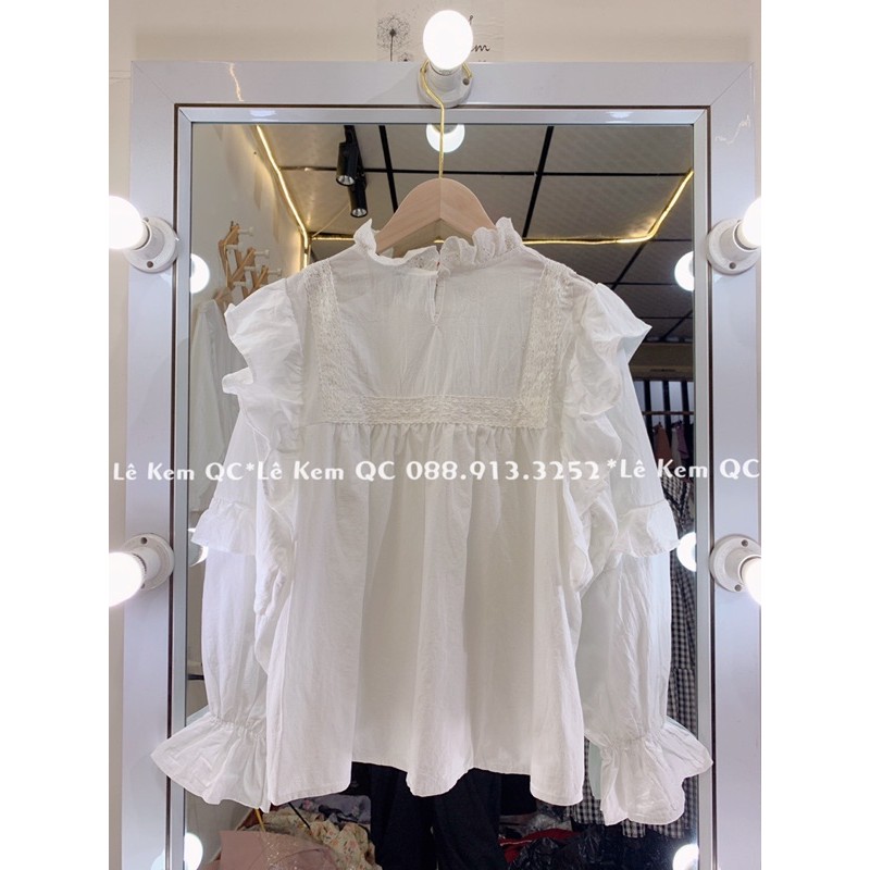 Áo Babydoll Ulzzang Bánh Bèo Kiểu Mới - Chất Thô QC Ảnh Thật Video Kem Tự Chụp ❤️