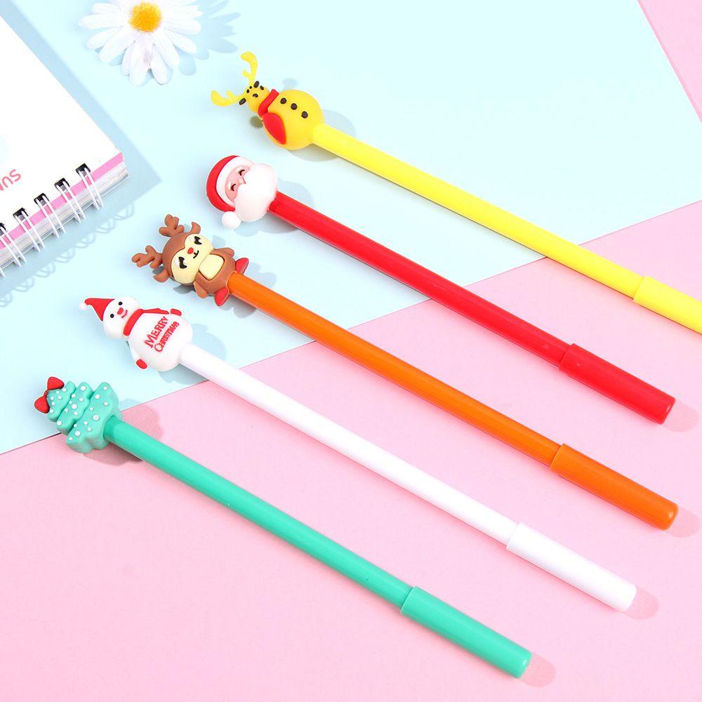 Bút Mực Đen Hình Người Tuyết Giáng Sinh Sáng Tạo