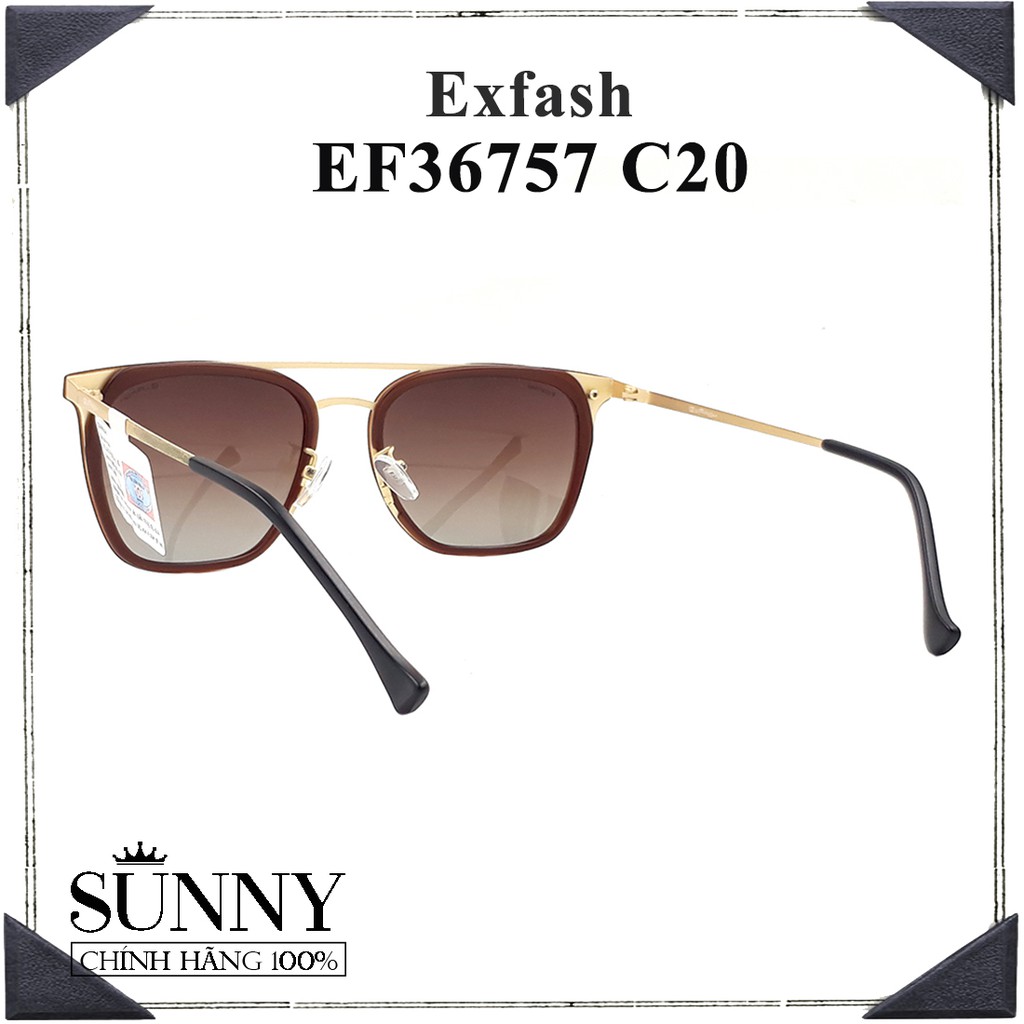 Kính mắt Exfash EF36757 chính hãng Korea, kèm tem thẻ chống hàng giả do bộ công an cấp