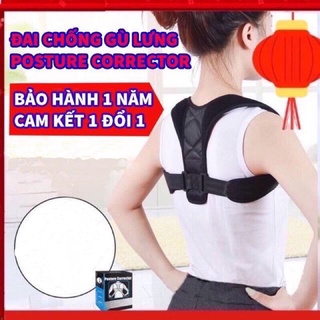 Đai chống gù lưng nam nữ Posture corrector [Tặng kèm 2 tấm trợ lực]