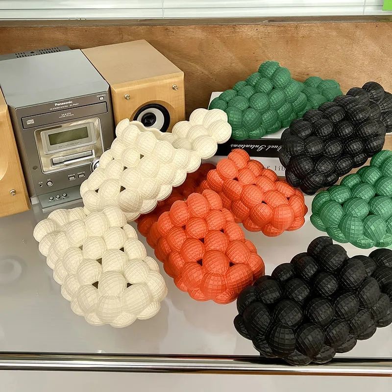 Oeteo Dép Đi Biển Mũi Tròn Chống Trượt Sáng Tạo Cho Nam Nữ