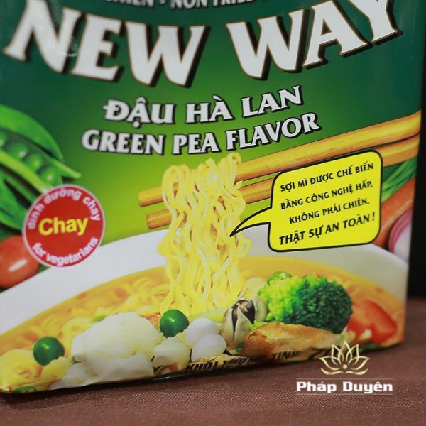 Thực Phẩm Chay - Mì Chay Không Chiên Vị Đậu Hà Lan