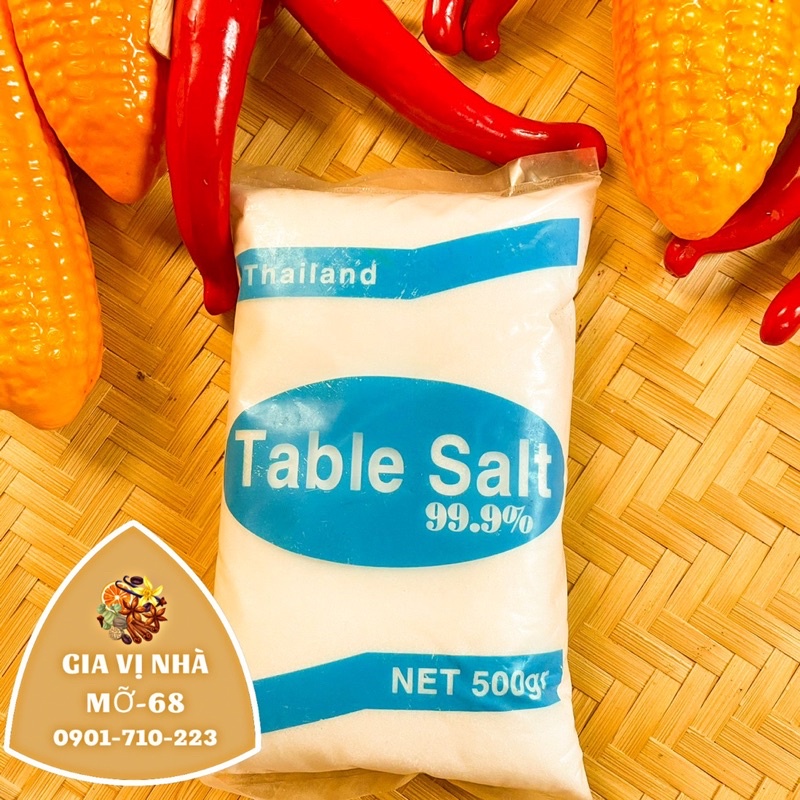 MUỐI SẤY THÁI LAN TABLE SALT GÓI 500GR