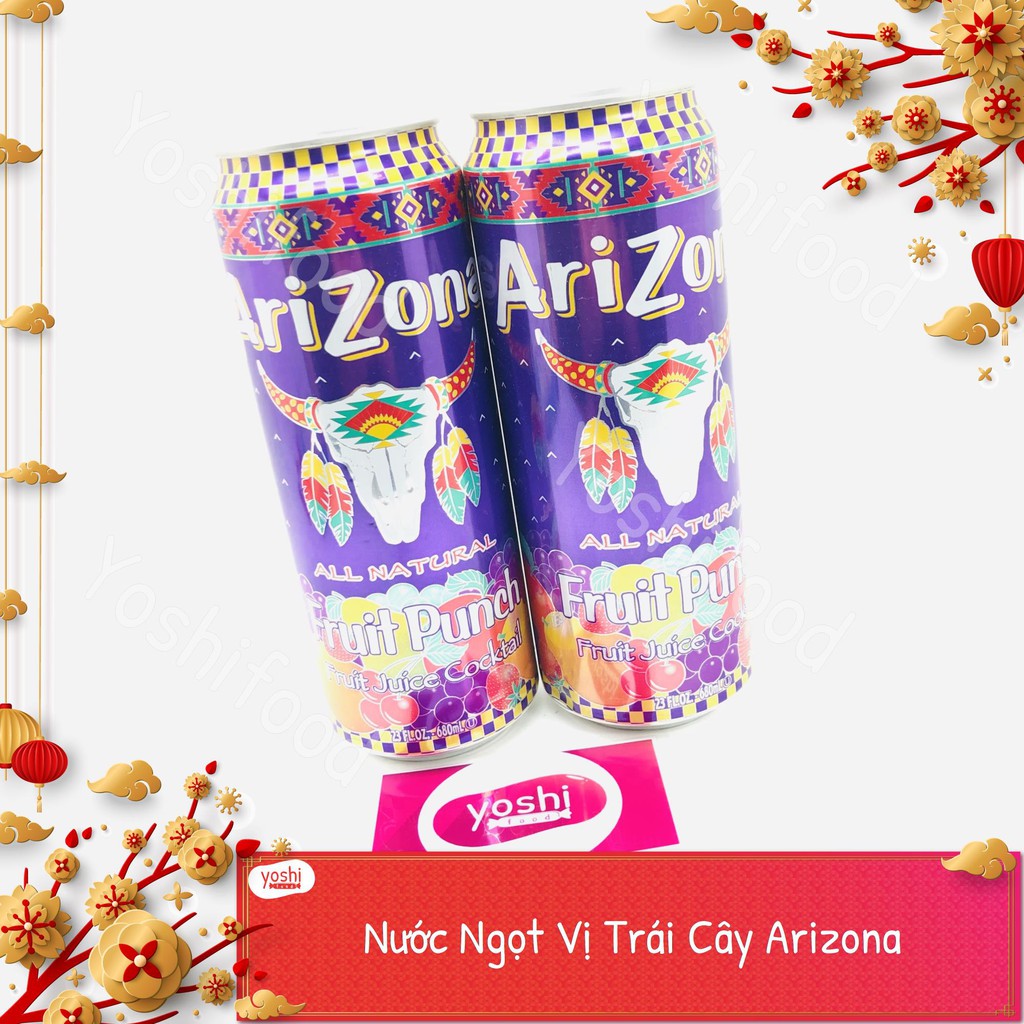 [9 Vị] Nước Ngọt Vị Trái Cây Arizona 680ml - Mỹ