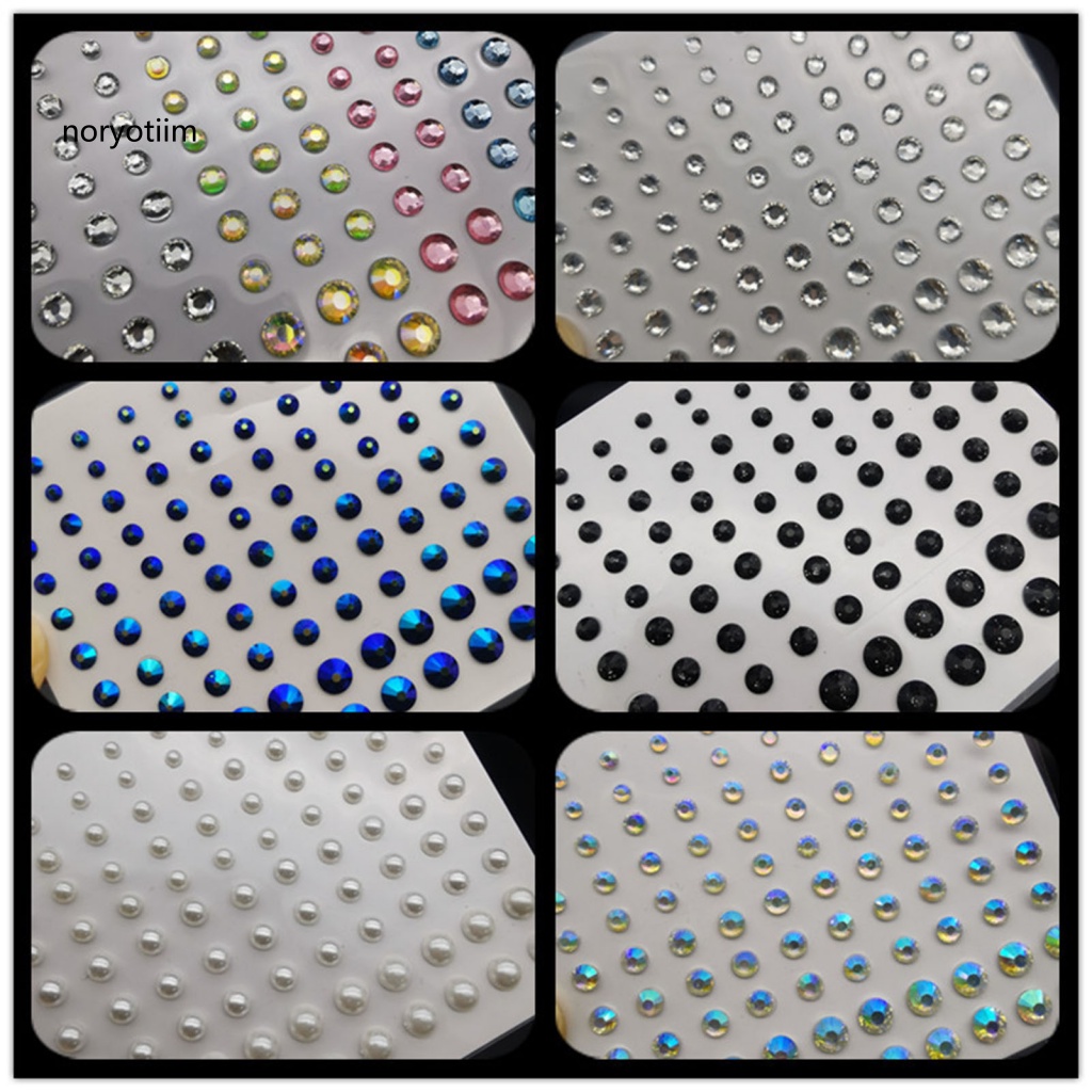 Bình Thường| Miếng Dán Trang Điểm Mắt / Lông Mày Không Phai Màu Đa Dạng