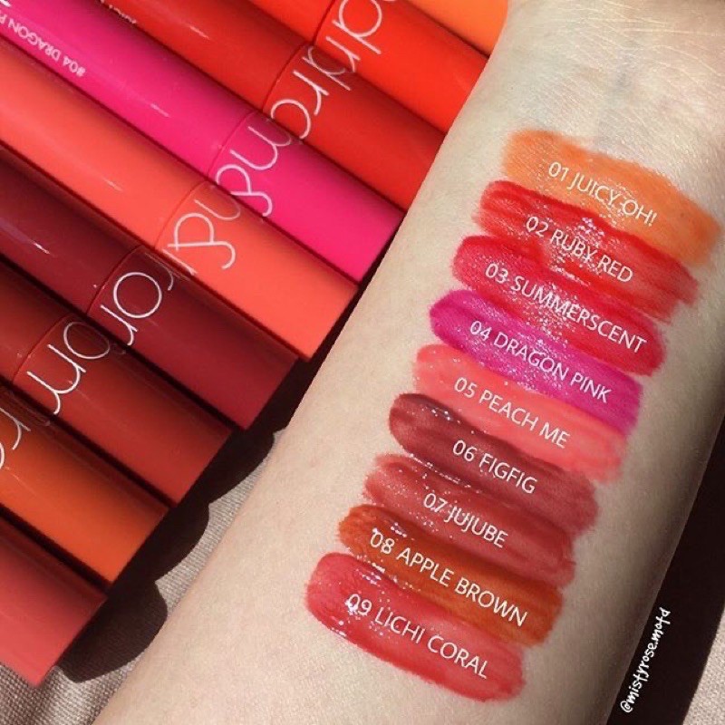 Son Kem Bóng Romand Juicy Lasting Tint