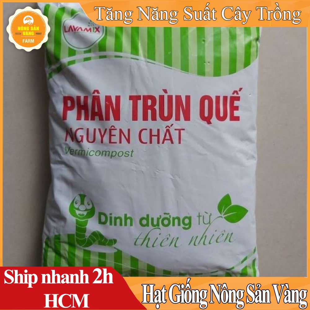 Phân Trùn Quế LAVAMIX, Bổ Sung Dinh Dưỡng, Cải Tạo Đất 2kg - Nông Sản Vàng