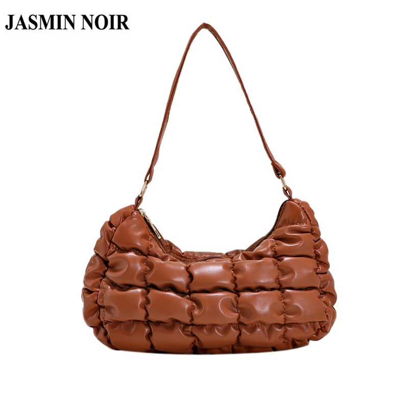 Túi Đeo JASMIN NOIR Vai Họa Tiết Sọc Caro Thiết Kế Đơn Giản Thời Trang Cho Nữ
