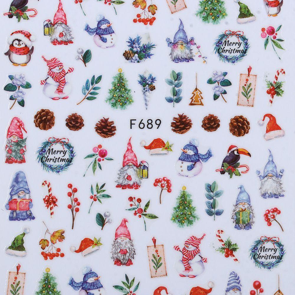 Miếng Dán Trang Trí Móng Tay Hình Chim Cánh Cụt / Bông