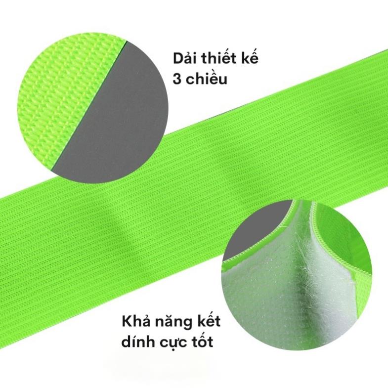 Dây đai phản quang an toàn đeo cổ tay, cổ chân cho đi xe đạp, chạy bộ ban đêm