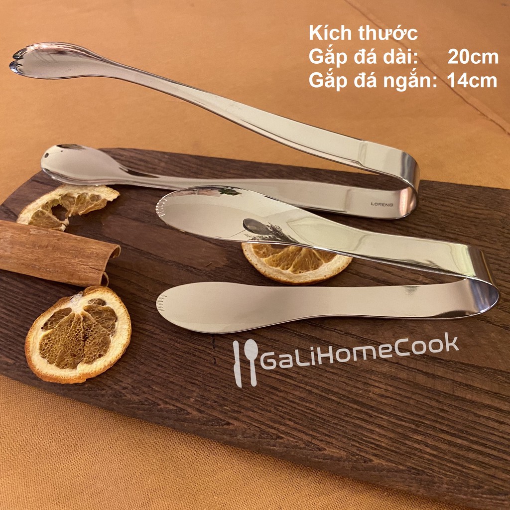 Kẹp Gắp đá,  gắp bánh, gắp thức ăn lỗ Inox 304 BH LORENA - GaliHomecook | BigBuy360 - bigbuy360.vn