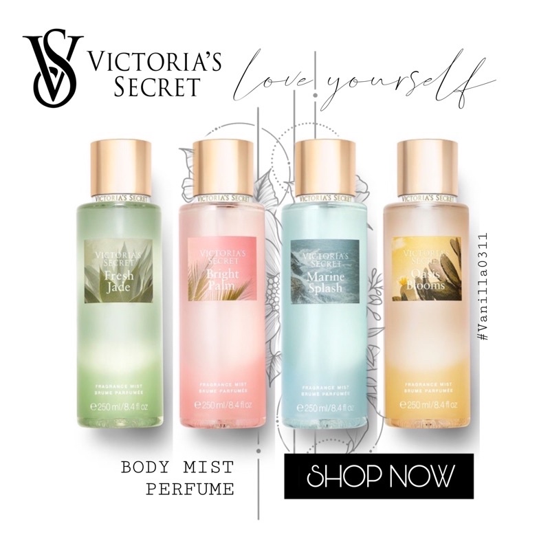 Xịt thơm Body Mist Victoria's Secret - Fresh Jade ( Auth/Bill Mỹ ) 🌟 Free Ship 🌟