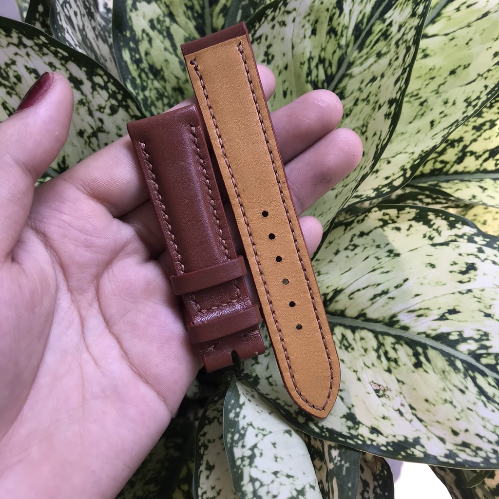 [ Rẻ Nhất ]Dây đồng hồ da bò cao cấp dành cho nam