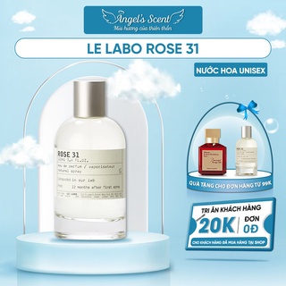 Nước hoa unisex nam nữ le lab0 rose 31. hương hoa cỏ gỗ - xạ hương bí ẩn, gợi cảm - lưu hương lâu 8-12h - angel's scent