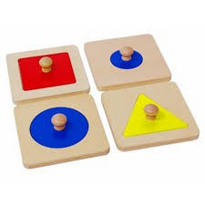 GIÁO CỤ MONTESSORI 0-3 TUỔI - các loại bảng hình dạng