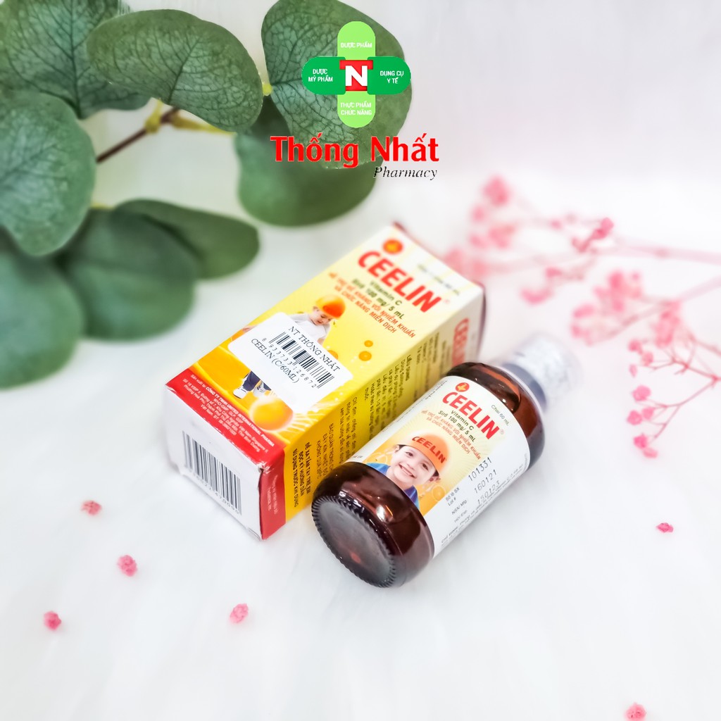 SIRO CEELIN BỔ SUNG VITAMIN C TĂNG SỨC ĐỀ KHÁNG 60ML