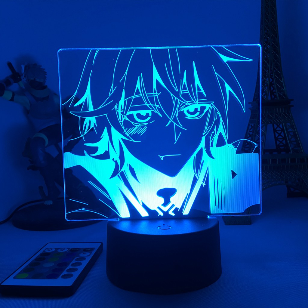 Đèn Ngủ Led 3d Hình Nhân Vật Anime Mikaela Hyakuya Độc Đáo