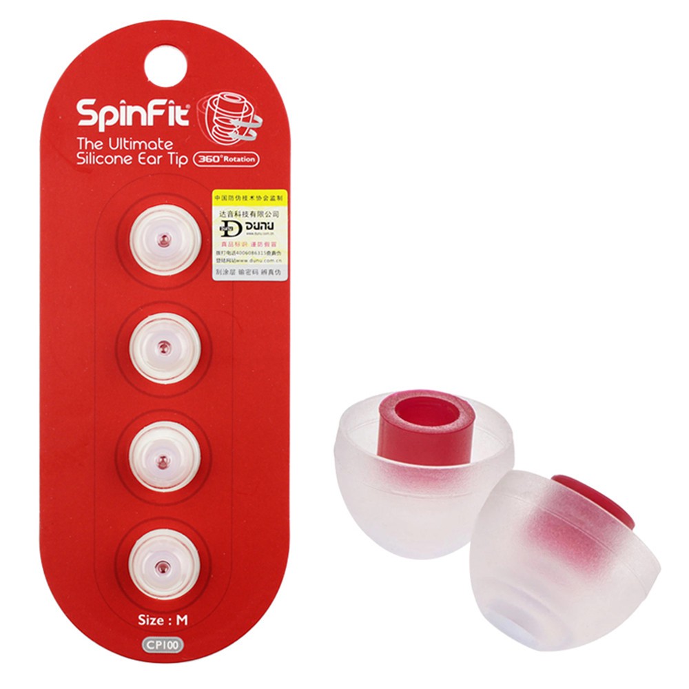 Cặp nút tai nghe nhét tai từ nhựa silicon dành cho Spinfit CP100