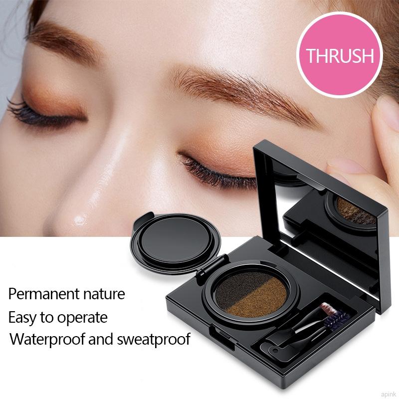 [Hàng mới về] Kem tô lông mày 2 màu dạng air cushion không thấm nước lên màu nhanh kem cọ tô | BigBuy360 - bigbuy360.vn
