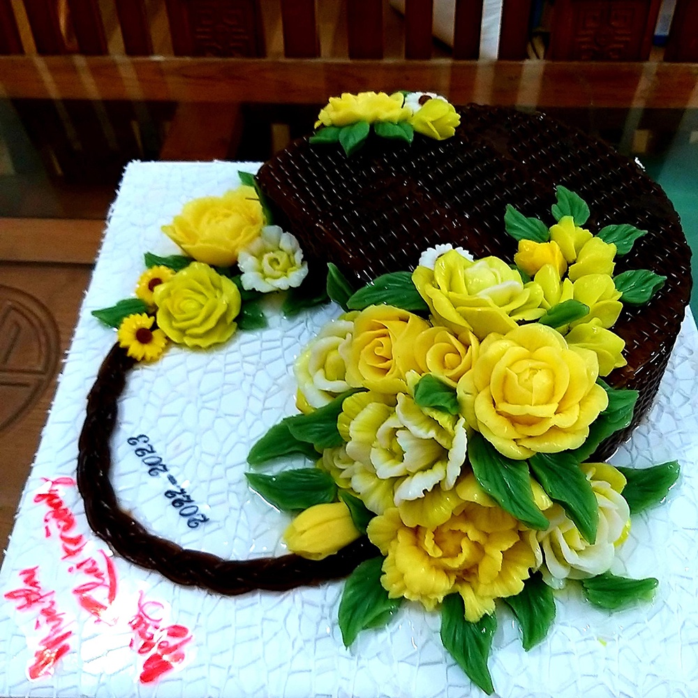 Khuôn silicon Tre Đan ốp viền cho bánh rau câu 3D, 4D