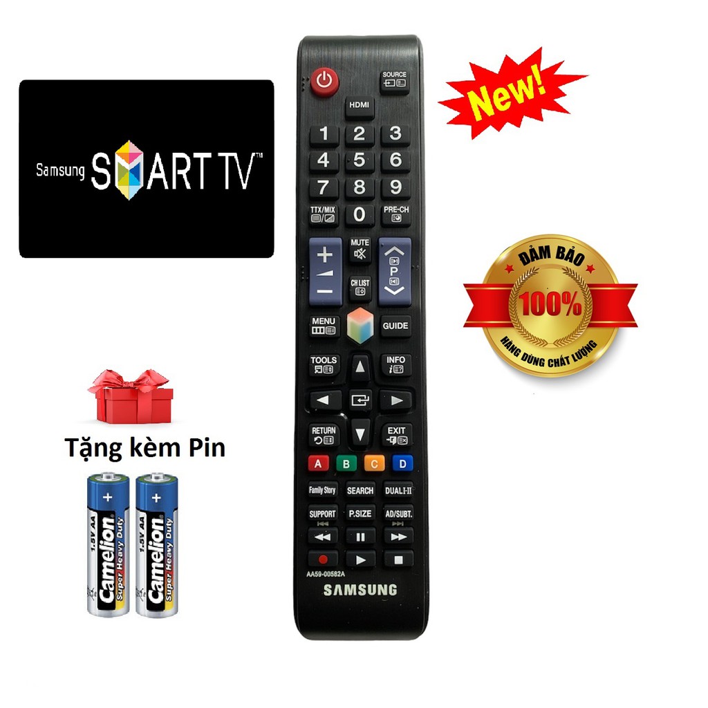 Điều khiển tivi Samsung smart AA59-00582A các dòng AA59-00580A AA59-00638A AA59-00790A AA59-00581A AA59-00594A UN32EH450