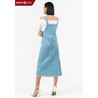 Yếm jeans Nữ TY524J826 GENVIET
