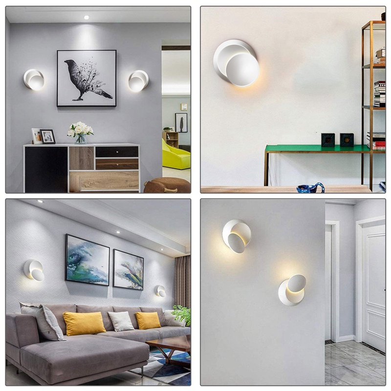 Đèn LED Gắn Tường Trang Trí Phòng Ngủ / Phòng Khách Hình Mặt Trăng 3000K