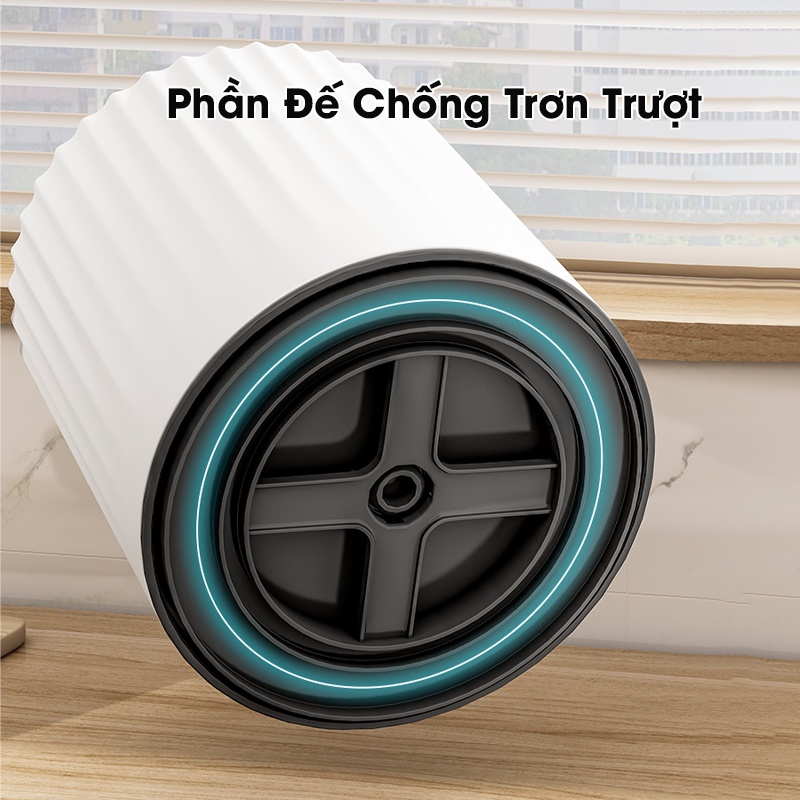 Ống Đựng Dao Đũa  Muỗng Cao Cấp, Hôp Đựng Đũa Xoay 360* Có Khay Hứng Ráo Nước Tháo Rời Canashop