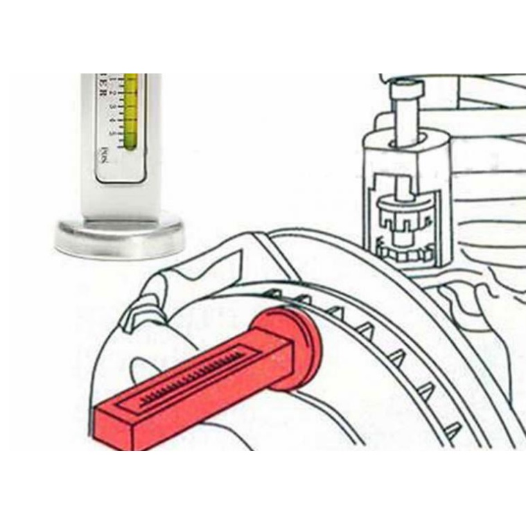 Dụng cụ đo góc camber và góc bánh xe từ tính chính xác chuyên dùng cho xe hơi / xe tải màu đen