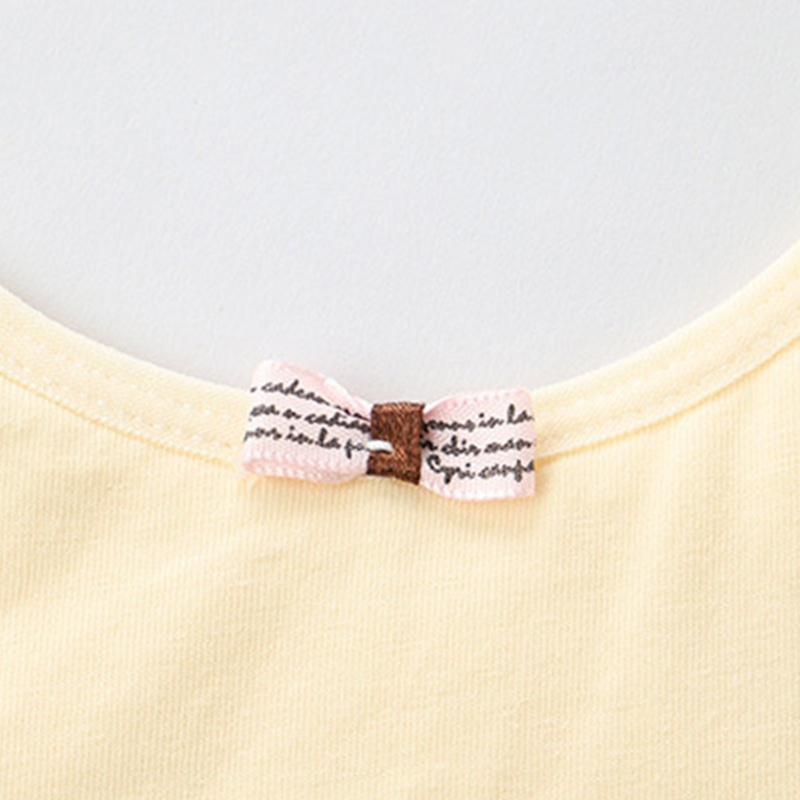 Áo Ngực Cotton Hai Lớp Không Gọng Màu Sắc Ngọt Ngào Cho Nữ