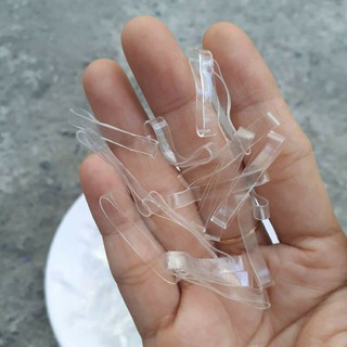 Sỉ 1kg thun cột tóc trong suốt (bản đại 0.4×3cm)
