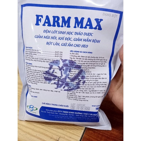 [THÚ Y] 1kg men lót chuồng dùng cho trâu bò lợn gà, lăn lợn con